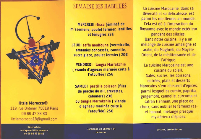 Little Morocco menu 8