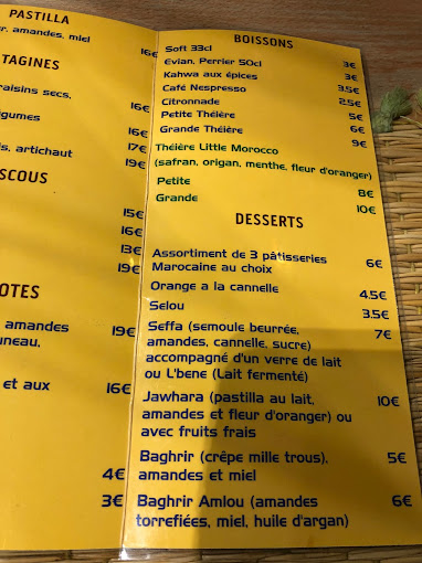 Little Morocco menu 6
