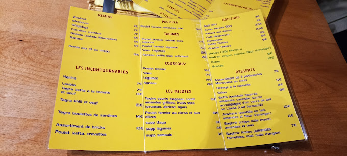 Little Morocco menu 2
