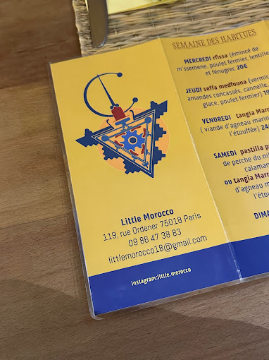 Little Morocco menu 1